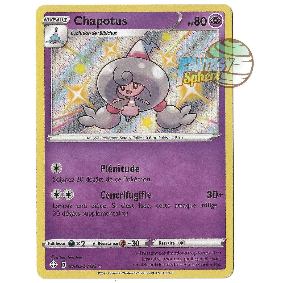 Chapotus - Shiny SV055/SV122 - Sword and Shield Radiant Destiny