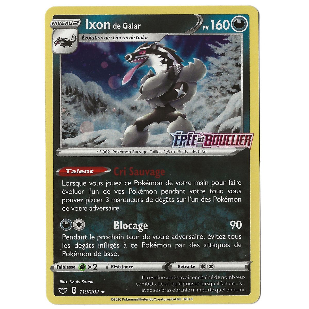 Ixon of Galar - Holo Rare - 119/202