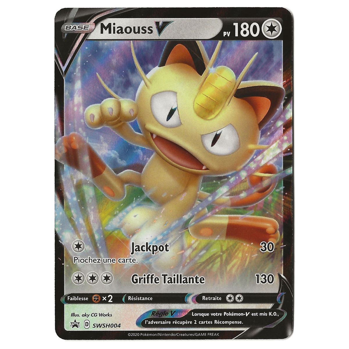 Item Meowth V - Ultra Rare - SWSH004