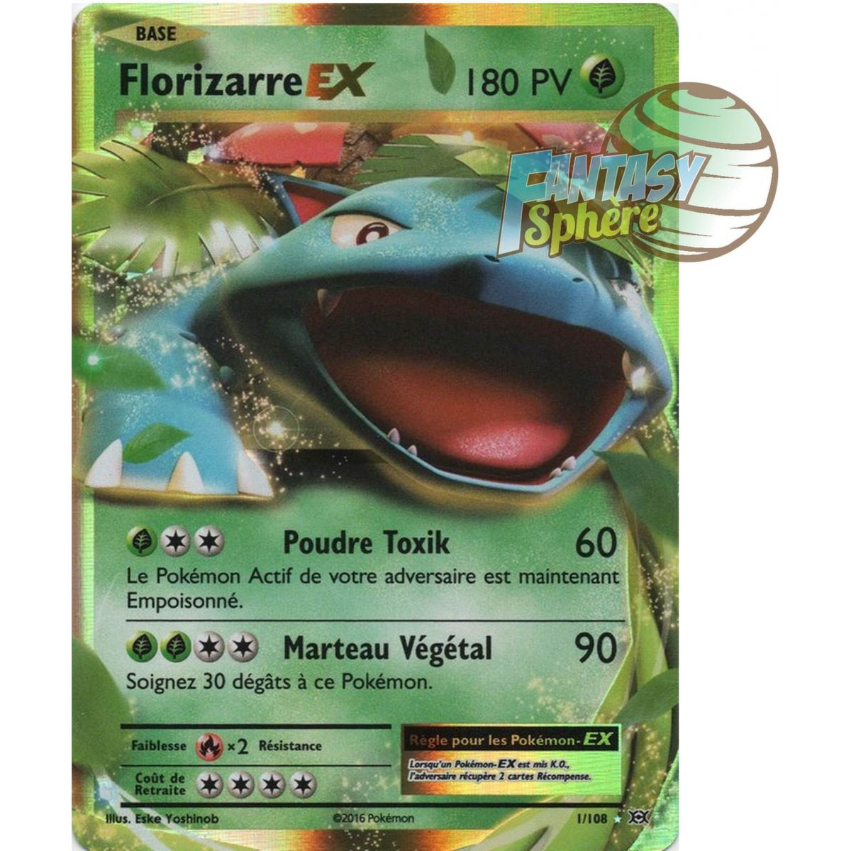 Florizarre EX - Ultra Rare 1/108 - XY 12 Evolutions
