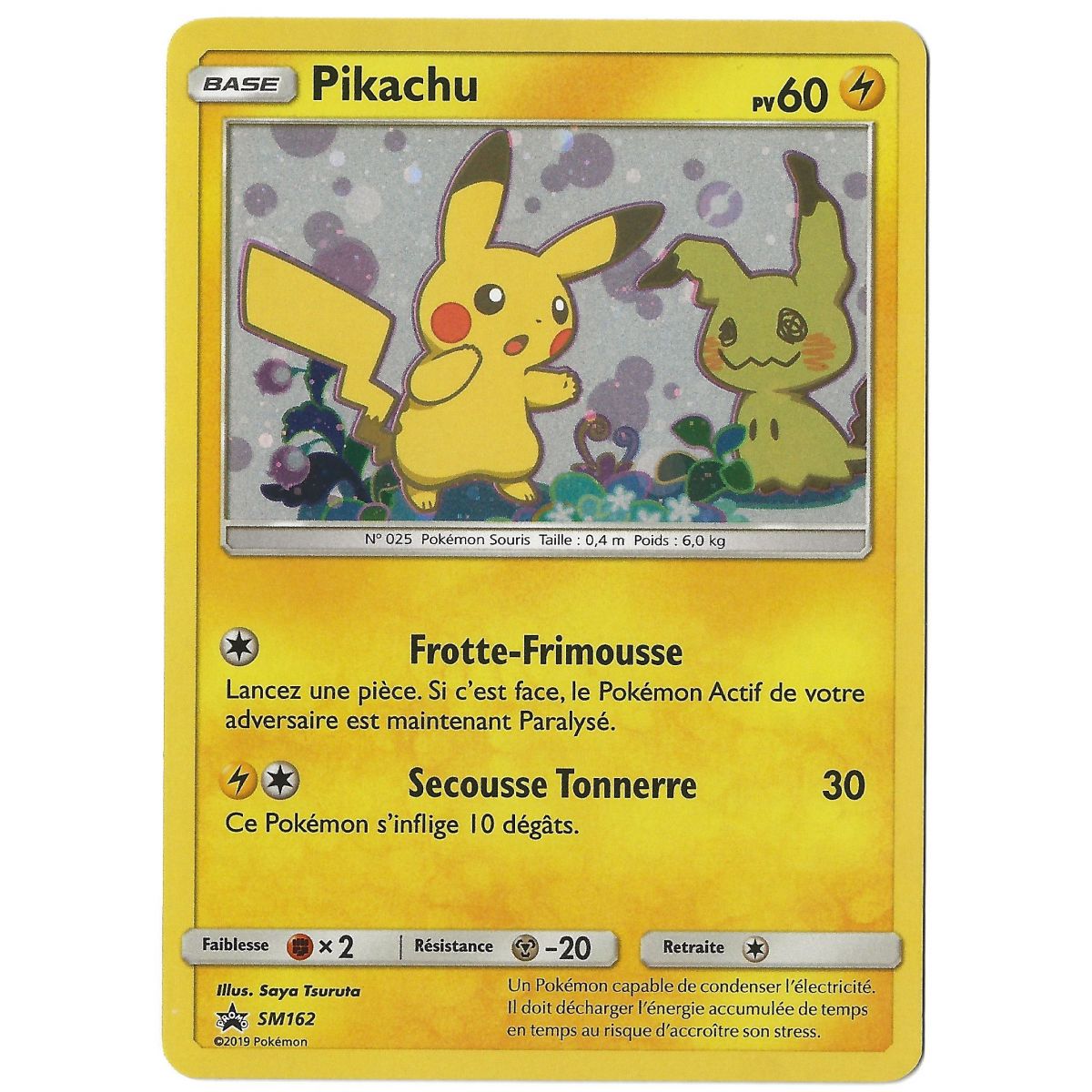 Item Pikachu - Holo Rare - SM162