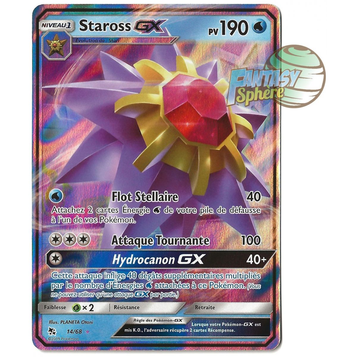 Staross GX - Ultra Rare 14/68 - Sun and Moon 11.5 Occult Destiny