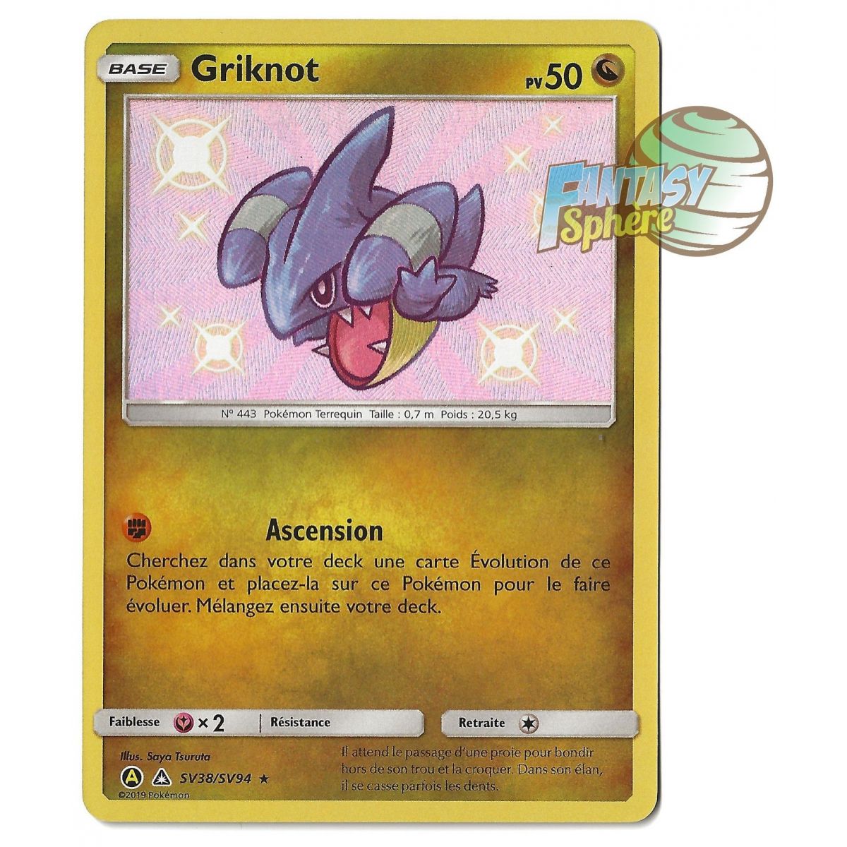 Griknot - Shiny SV38/SV94 - Sun and Moon 11.5 Occult Destiny