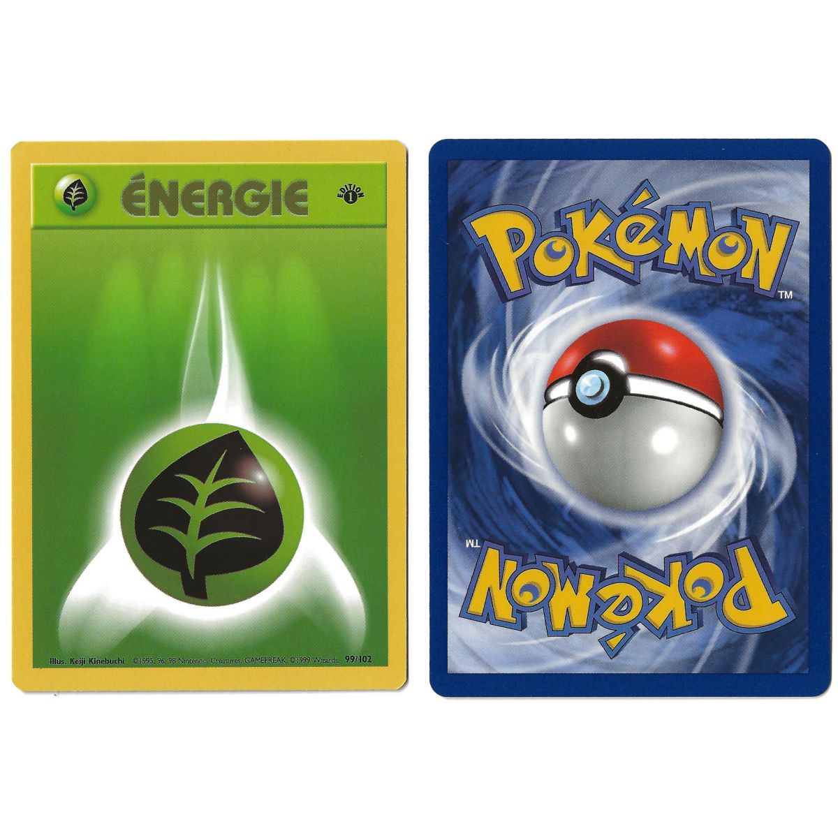 Item Plant Energy (2) 99/102 Common Base Set 1st French See Scan