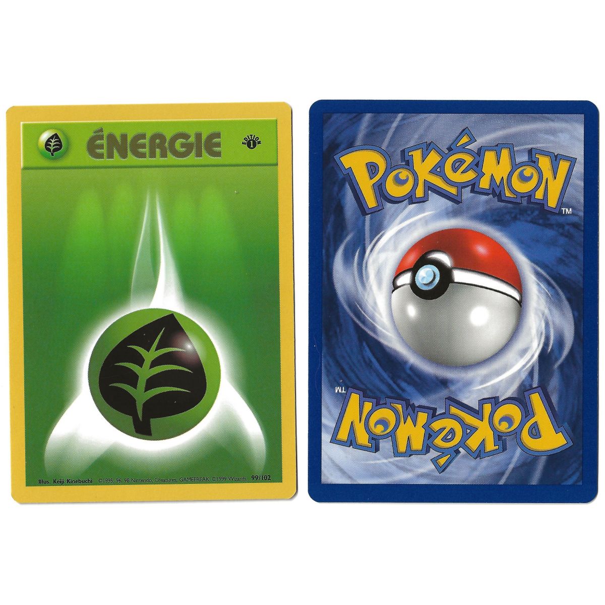 Item Plant Energy (3) 99/102 Common Base Set 1st French See Scan