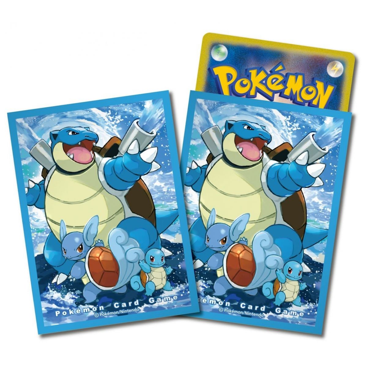 Pokémon Center - Card Sleeves - Standard - Blastoise & Evolution (64)