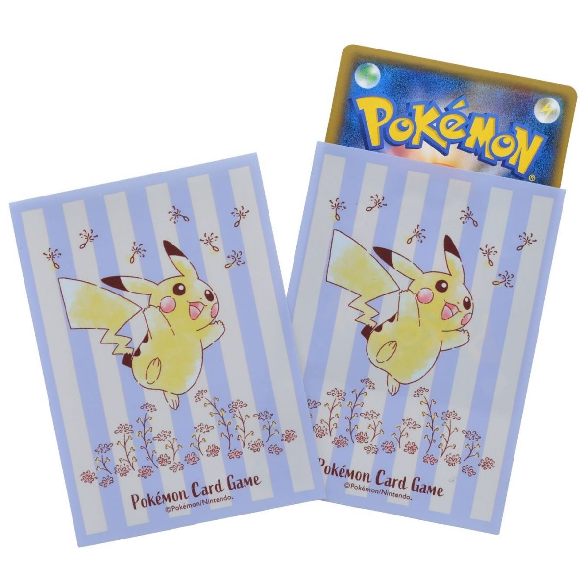 Pokémon Center - Card Sleeves - Standard - Pikachu - Flowers in Full Bloom (64)