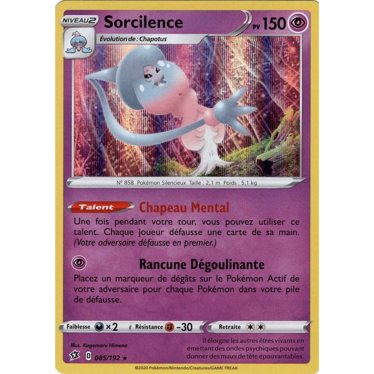 Item Sorcilence - Holo Rare 085/192 - Sword and Shield 2 Clash of the Rebels