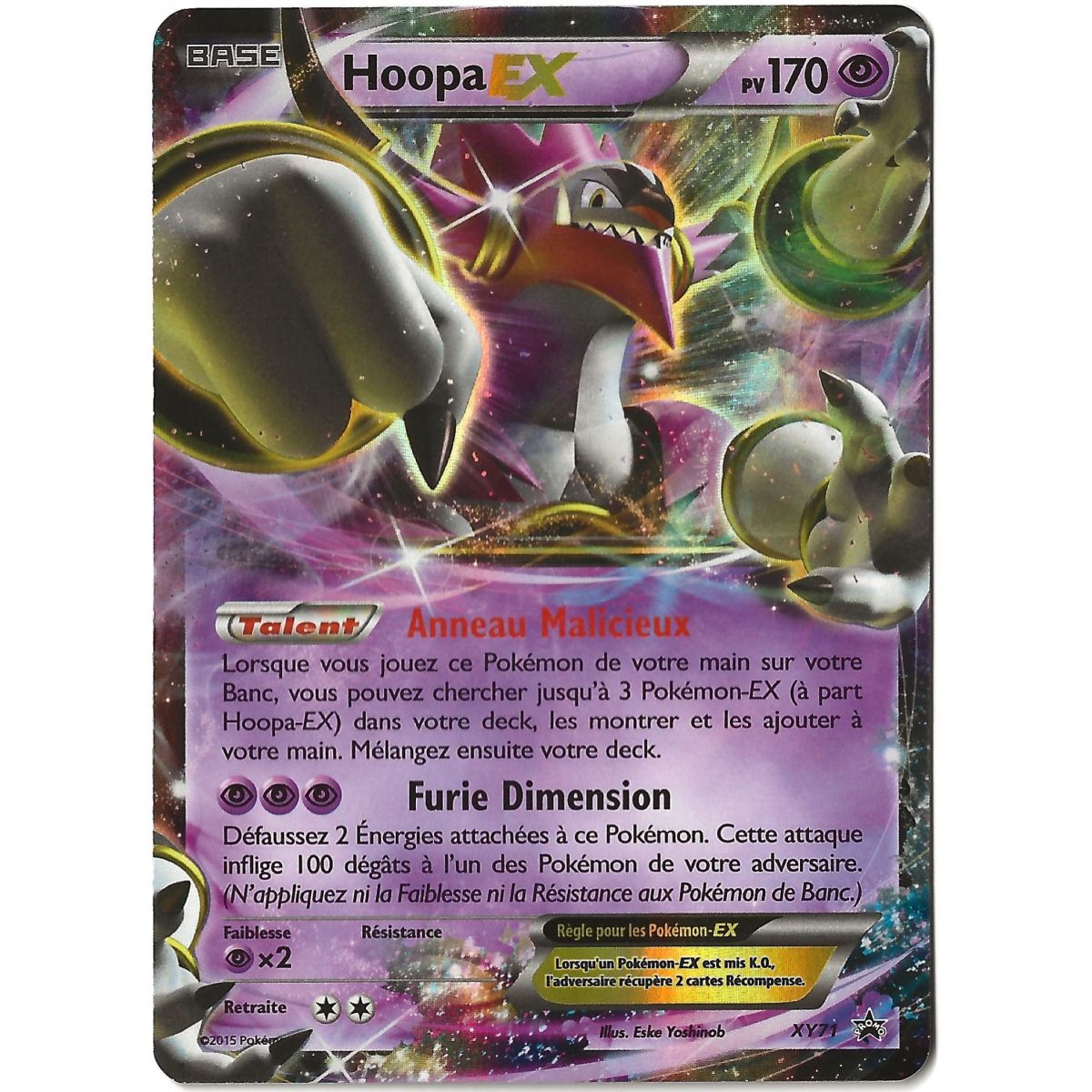 Hoopa Ex - Ultra Rare - XY71