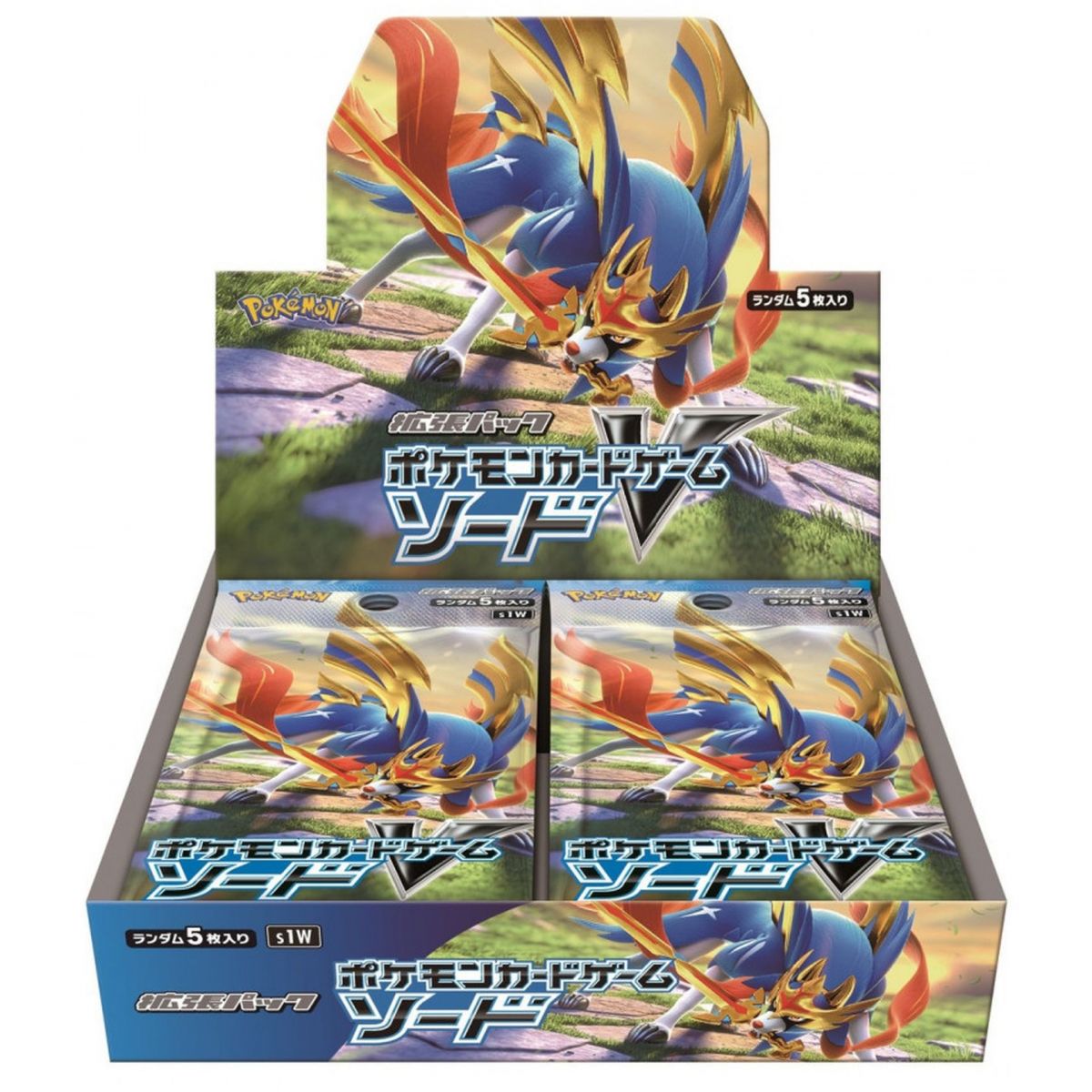 Pokémon - Display - Box of 30 Boosters - Sword [S1W] - JP