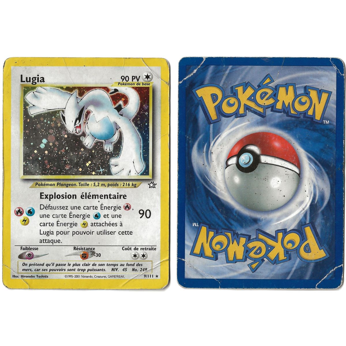 Lugia 9/111 Neo Genesis Holo Unlimited French View Scan