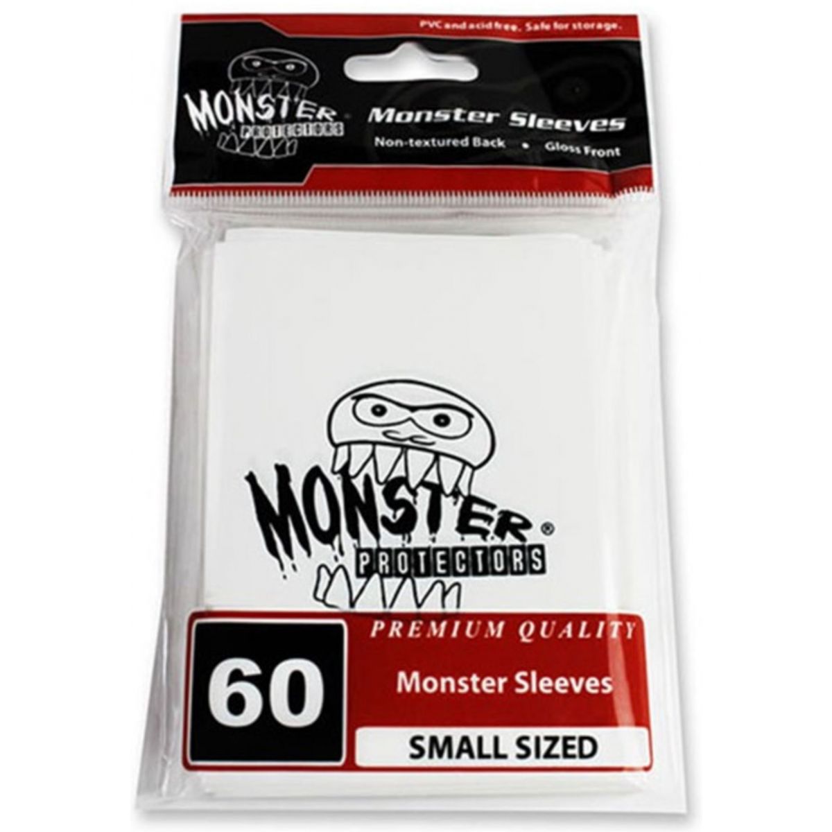 Monster - Monster Logo Small Sleeves - Glossy White - White (60)