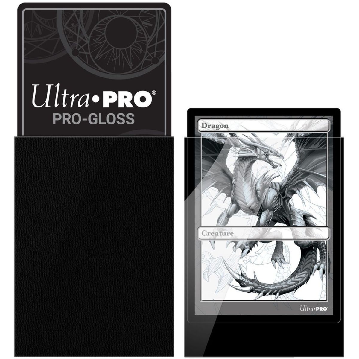 Ultra Pro - Card Sleeves - Standard - Black / Black (100)