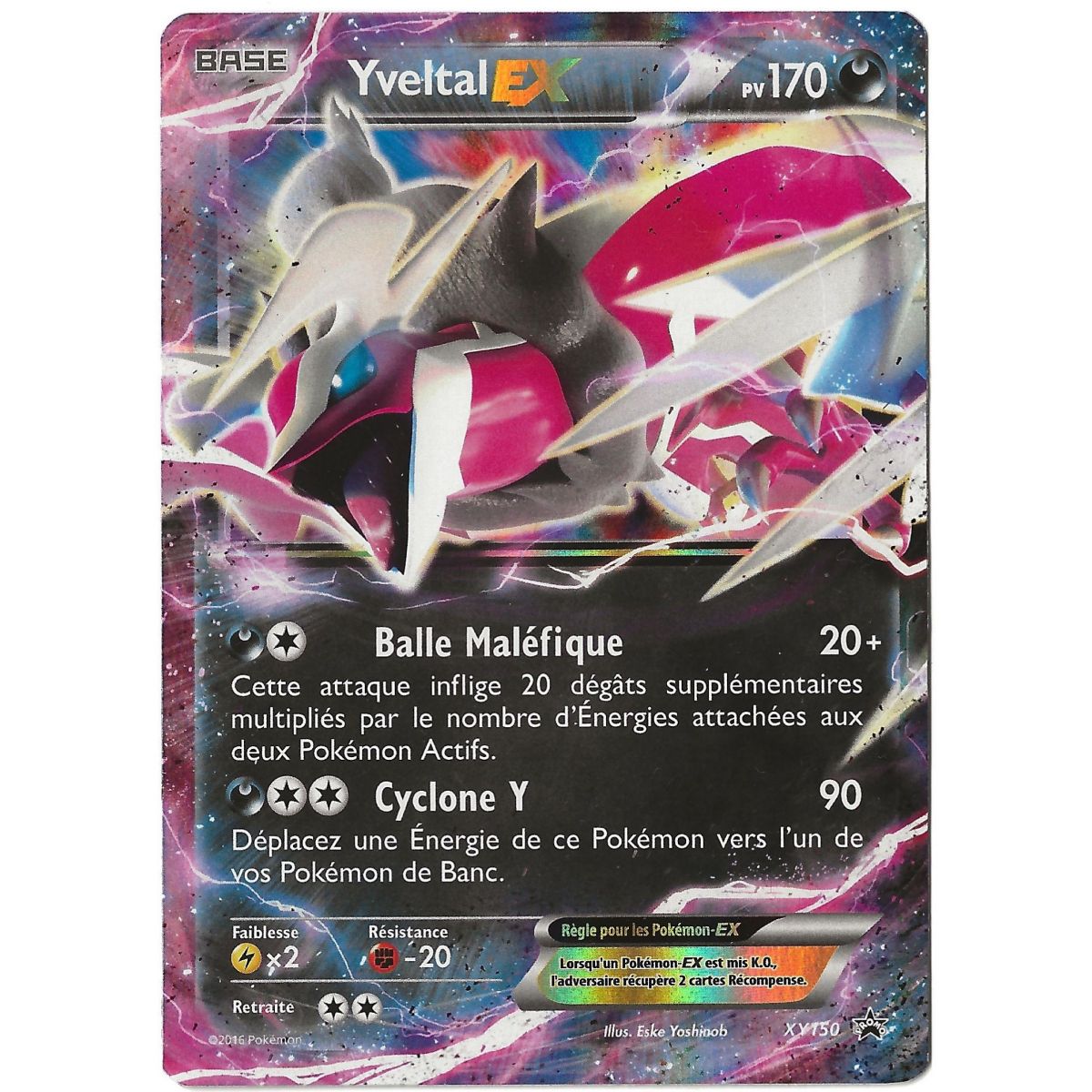 Yveltal Ex - Ultra Rare - XY150