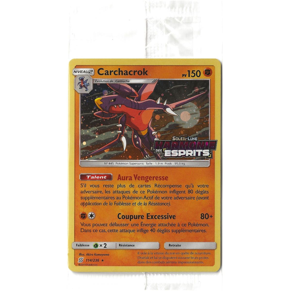 Garchomp - Holo Rare - 114/236 - Unified Minds *SEALED*