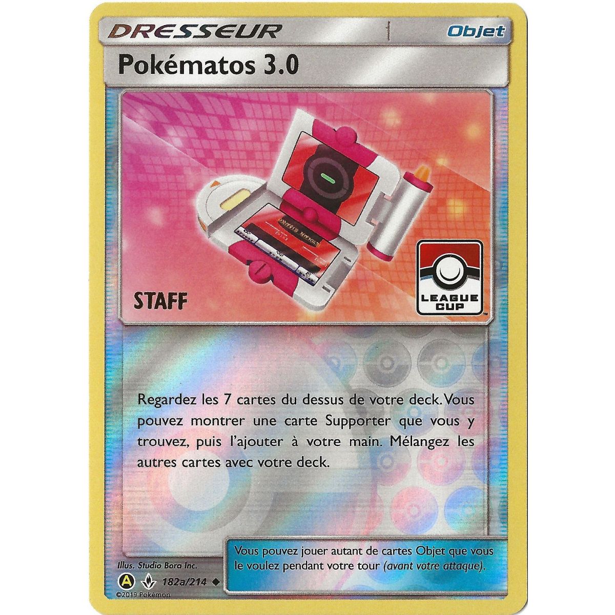 Pokématos 3.0 - Promo STAFF - Reverse Rare - 182a/214