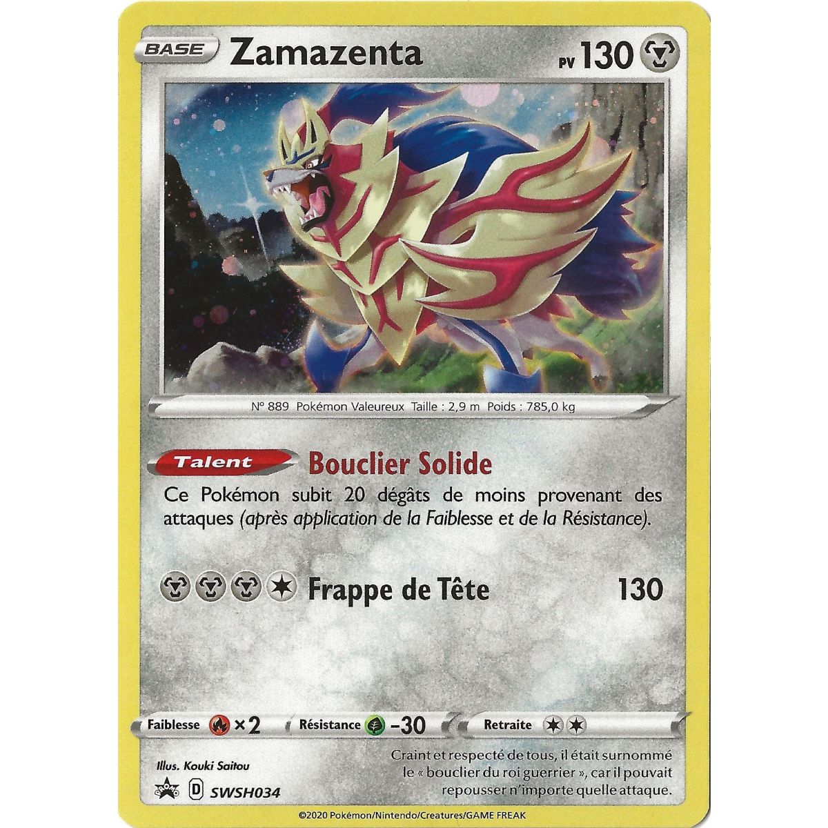 Item Zamazenta - Holo Rare - SWSH034