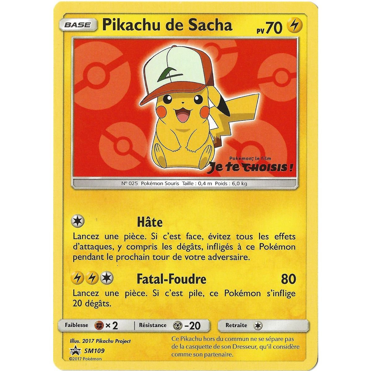 Ash's Pikachu - Promo - SM109
