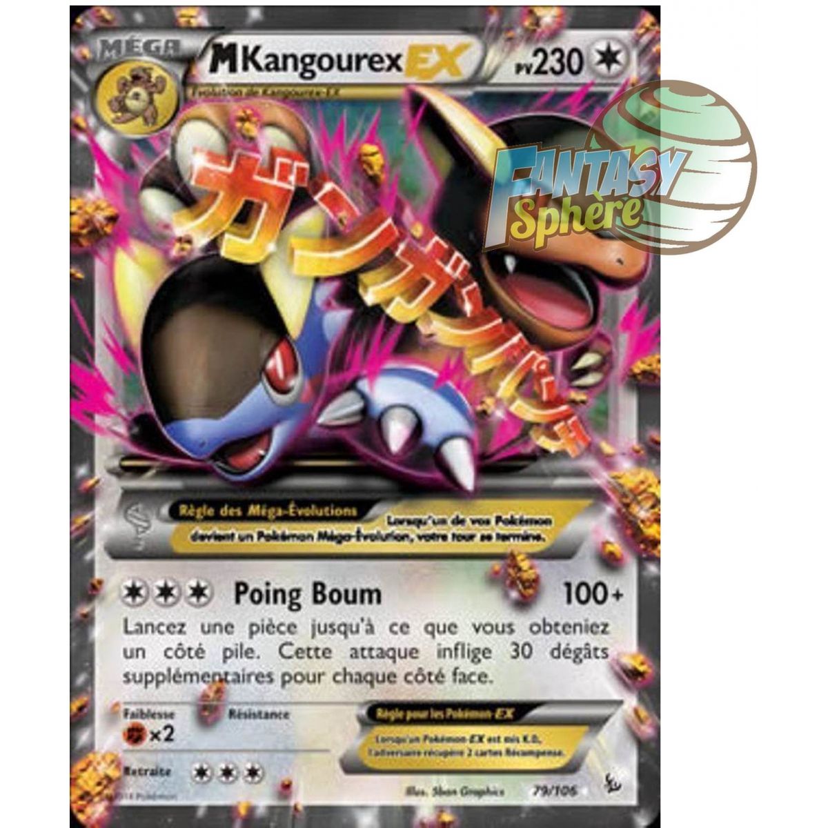 Mega Kangourex-EX - Ultra Rare 109/106 - XY 2 Sparks
