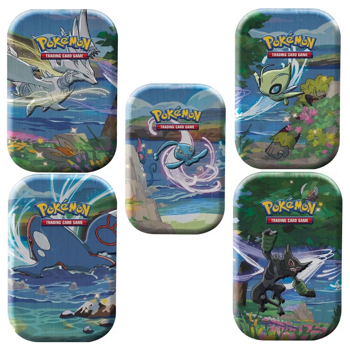 Pokémon - Pack - 5 Mini-Tin Pokébox - Destinées Radieuses [EB4.5] - FR