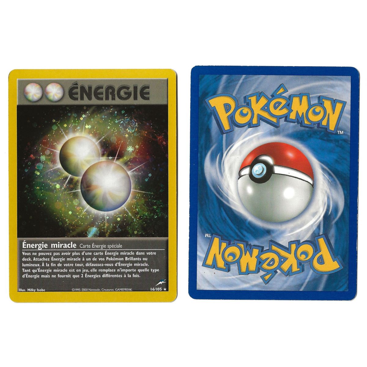 Item Miracle Energy (1) 16/105 Neo Destiny Holo Unlimited French View Scan