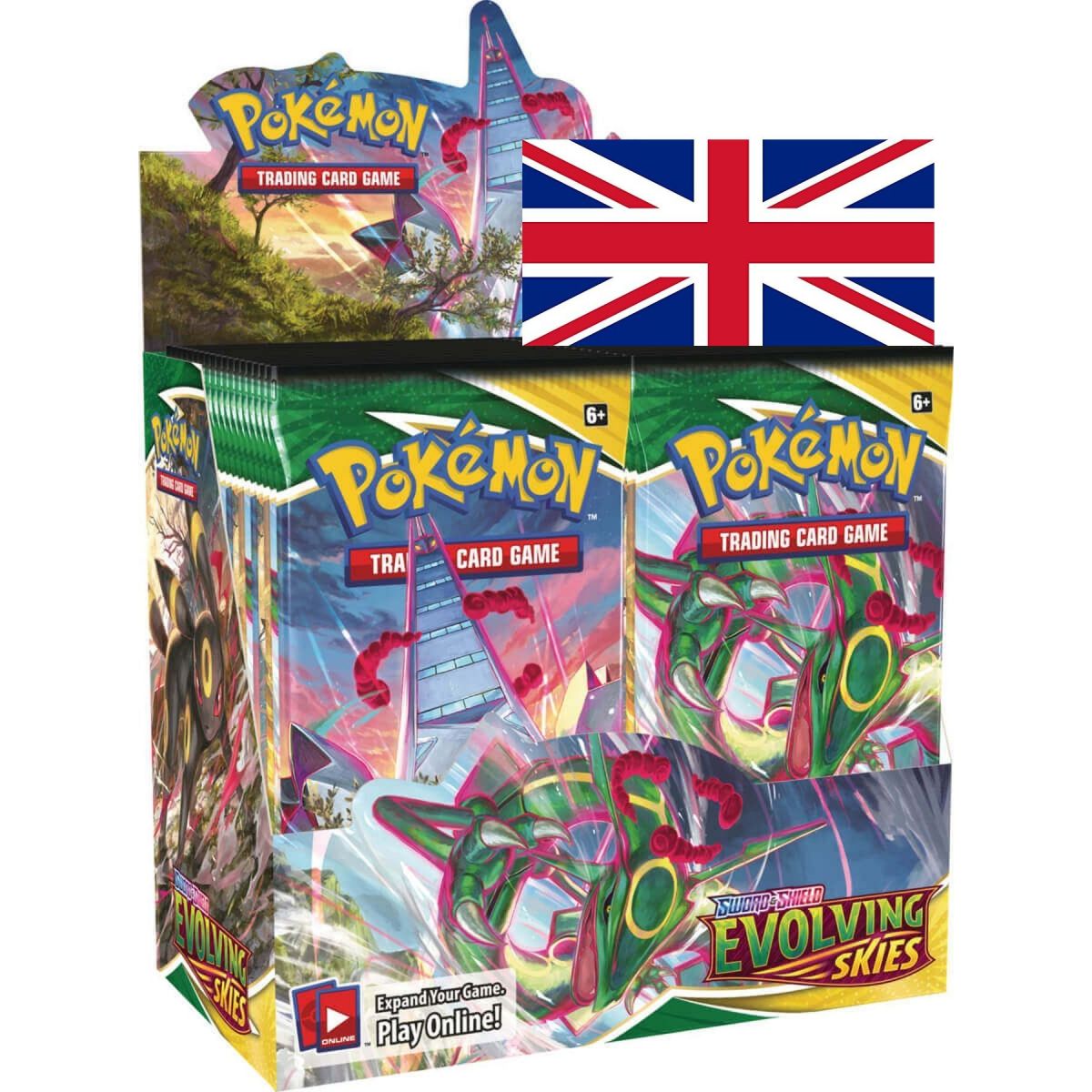 Pokémon - Display - 36 Pack Booster Box - Evolving Skies [EB07] - ENGLISH