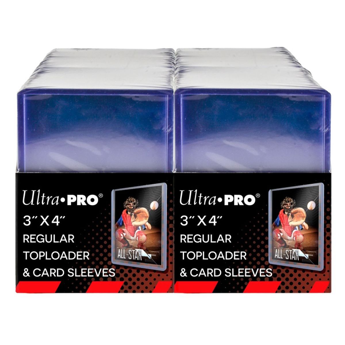 Ultra Pro - Rigid Card Sleeves - Top Loader 3"X4" (200) + 100 Sleeves
