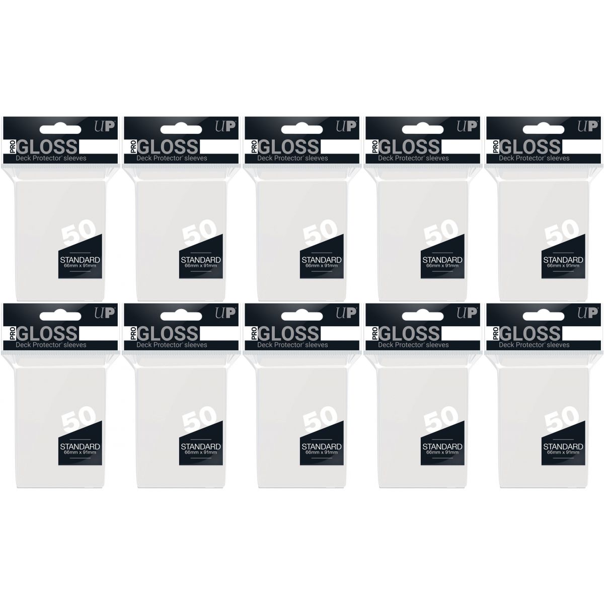 Item Ultra Pro - Pack - Card Sleeves - Standard - Clear / Transparent (500)