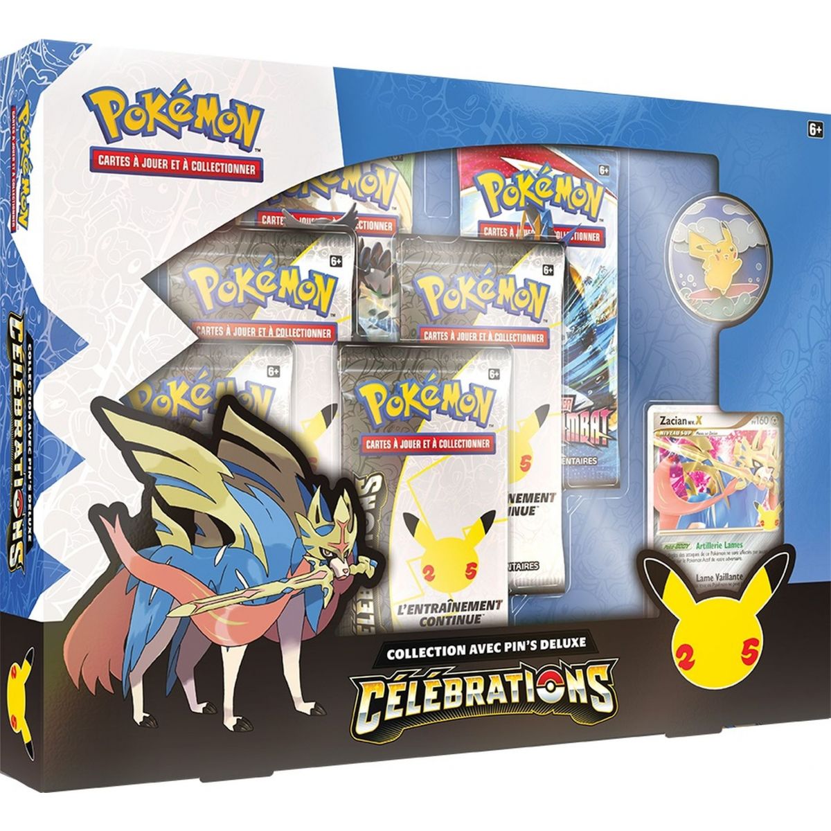 Pokémon - Box - Zacian Lv.X - 25 Years Celebrations [EB07.5] - FR