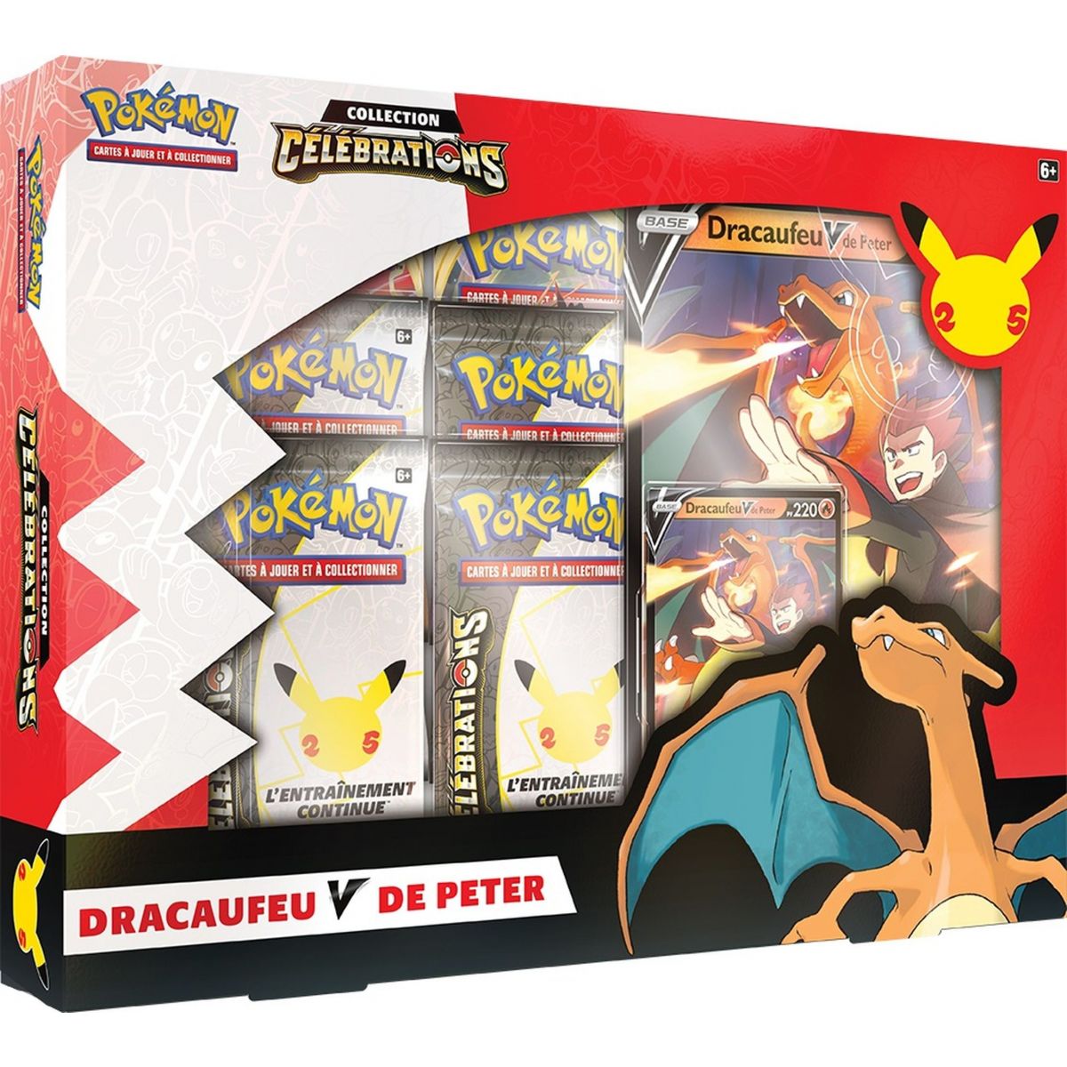 Pokémon - Box Set - Peter's Charizard V - 25th Anniversary Celebration [EB07.5] - FR