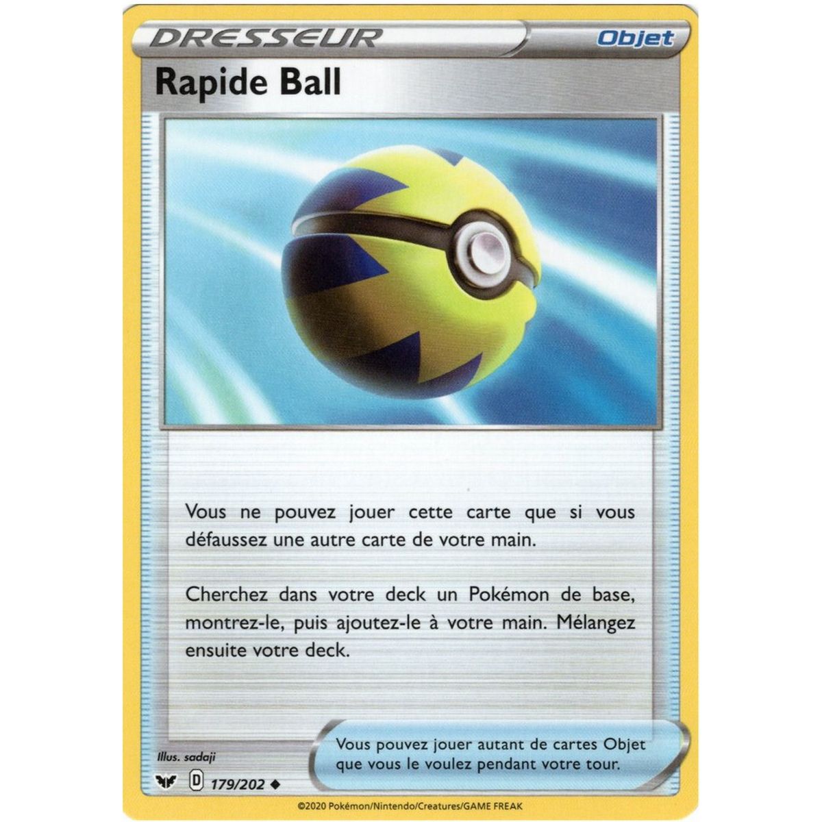 Rapid Ball - Uncommon 179/202 EB01 Sword and Shield