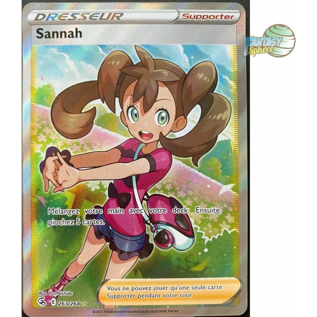Sannah - Full Art Ultra Rare 263/264 - EB08 Sword and Shield Fusion Fist