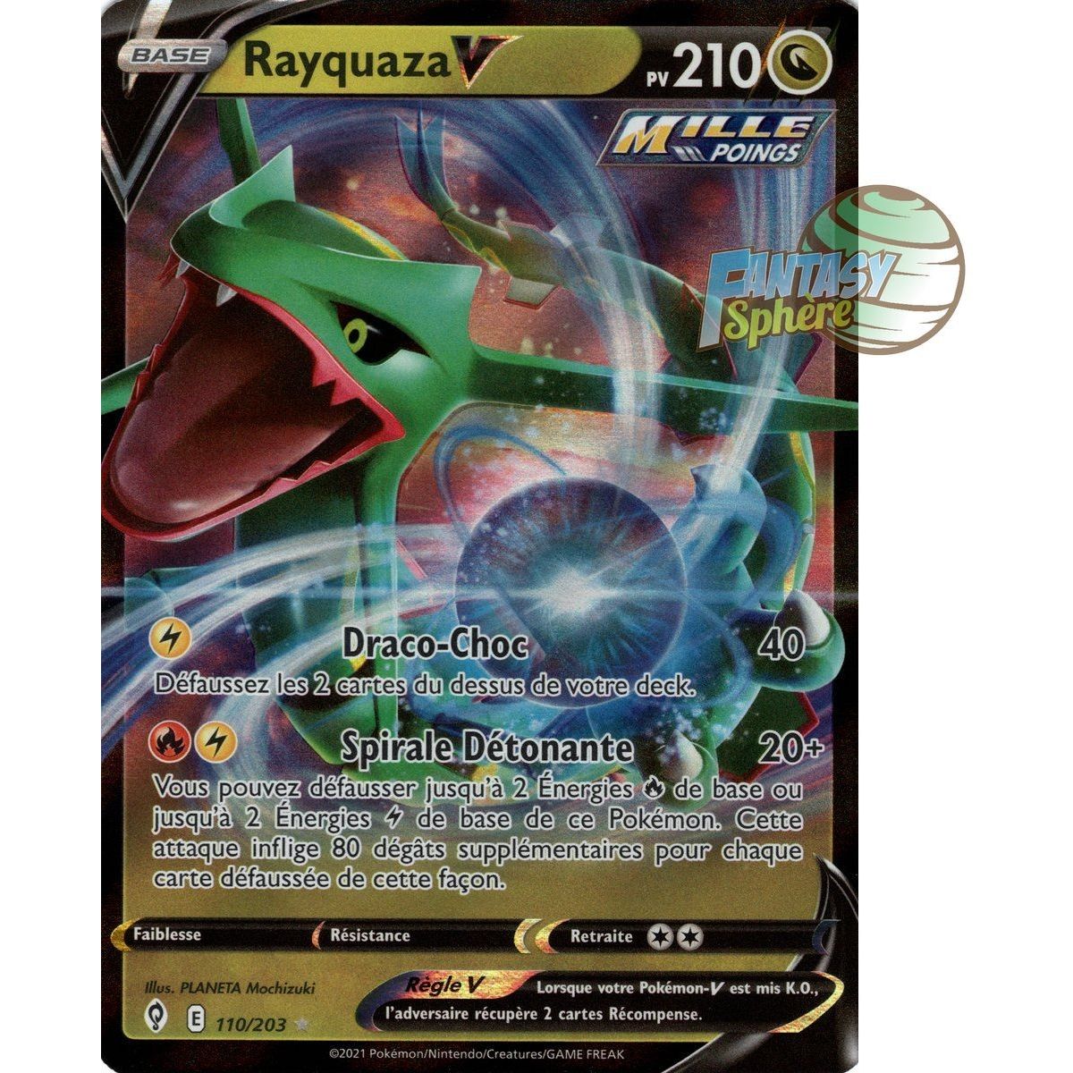 Rayquaza V - Ultra Rare 110/203 - Celeste Evolution Sword and Shield