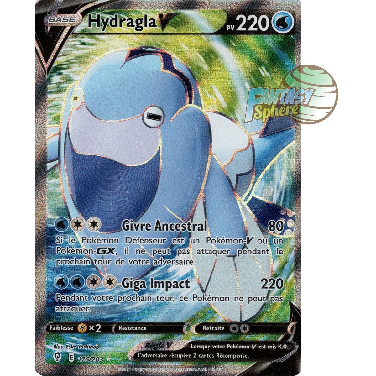 Item Hydragla V - Full Art Ultra Rare 176/203 - Sword and Shield Evolution Celeste