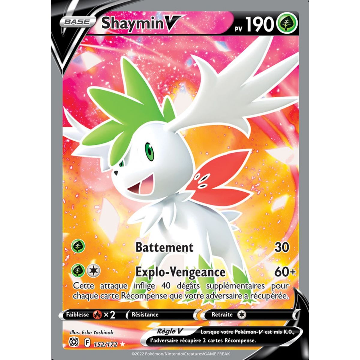 Item Shaymin V - Full Art Ultra Rare 152/172 - EB09 Sword and Shield Sparkling Stars