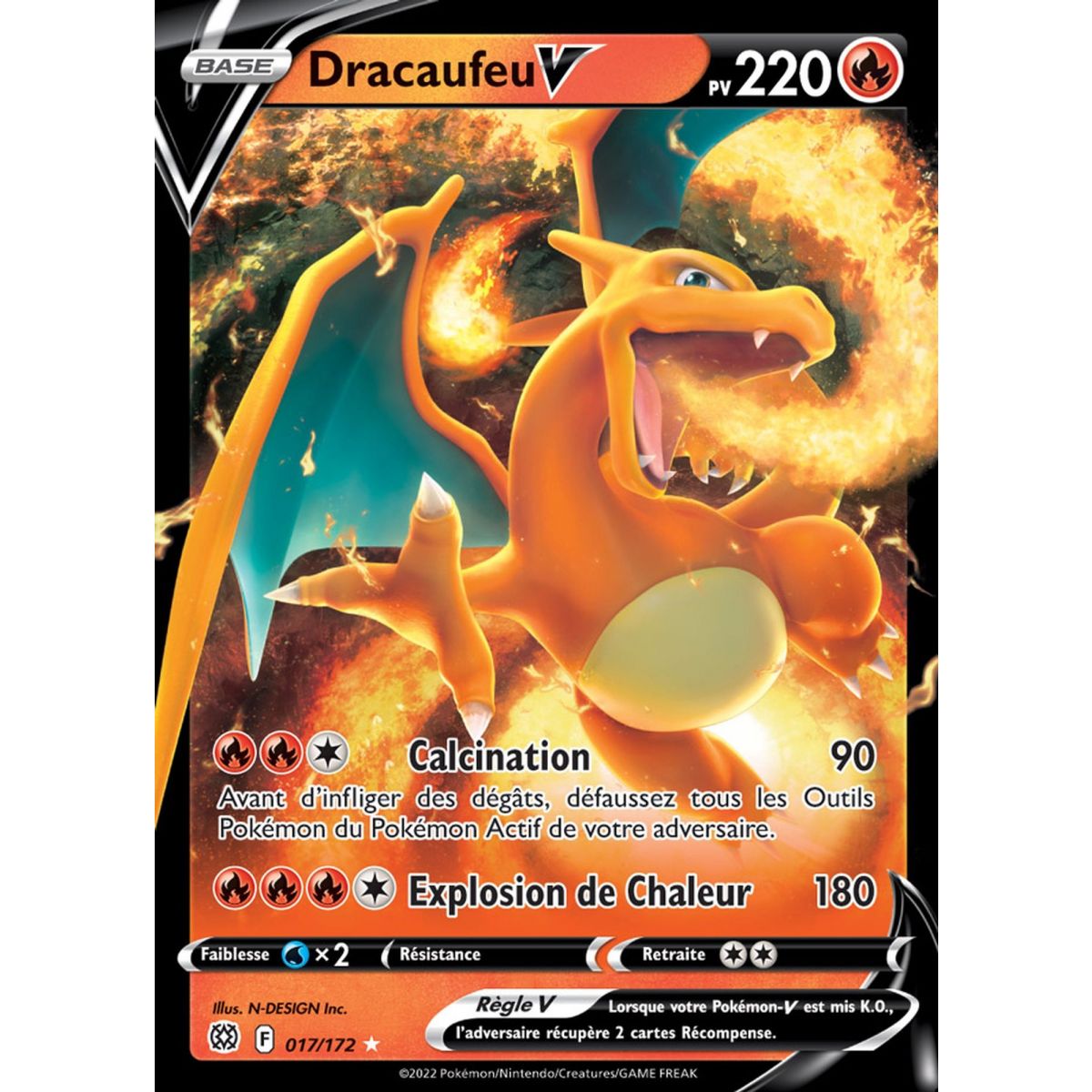 Item Charizard V - Ultra Rare 017/172 - EB09 Sword and Shield Sparkling Stars