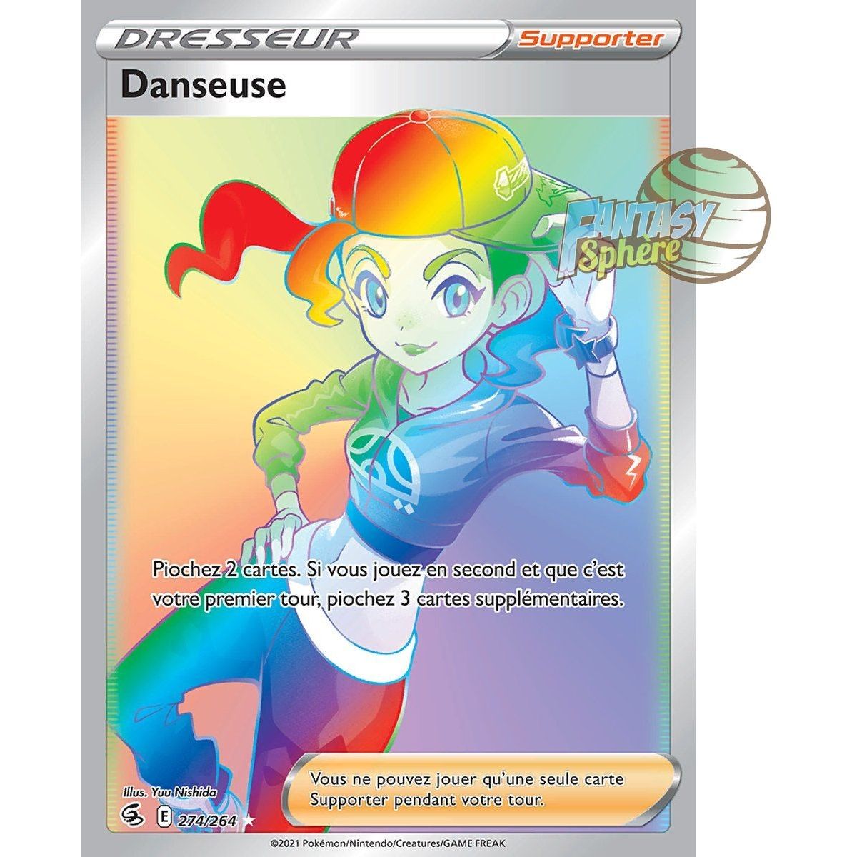 Dancer - Secret Rare 274/264 - Fusion Fist Sword and Shield