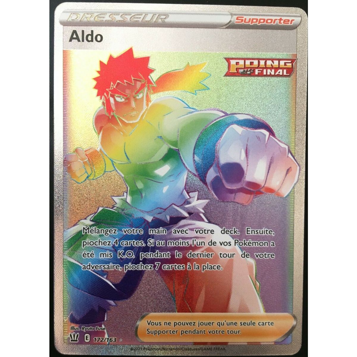 Item Aldo - Secret Rare 172/163 - Sword and Shield Combat Style