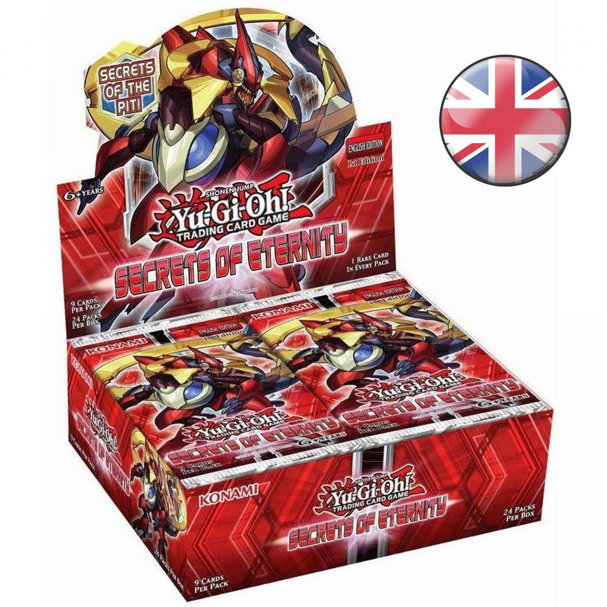Yu Gi Oh! - Display - Box of 24 Boosters - Secret of Eternity - 1st Edition - ENGLISH