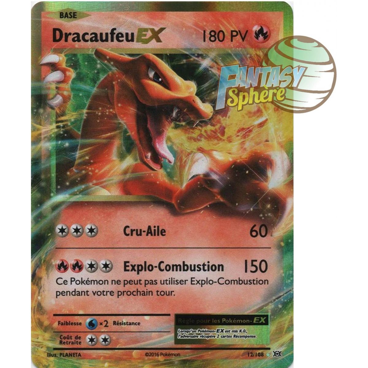 Charizard EX - Ultra Rare 12/108 - XY 12 Evolutions