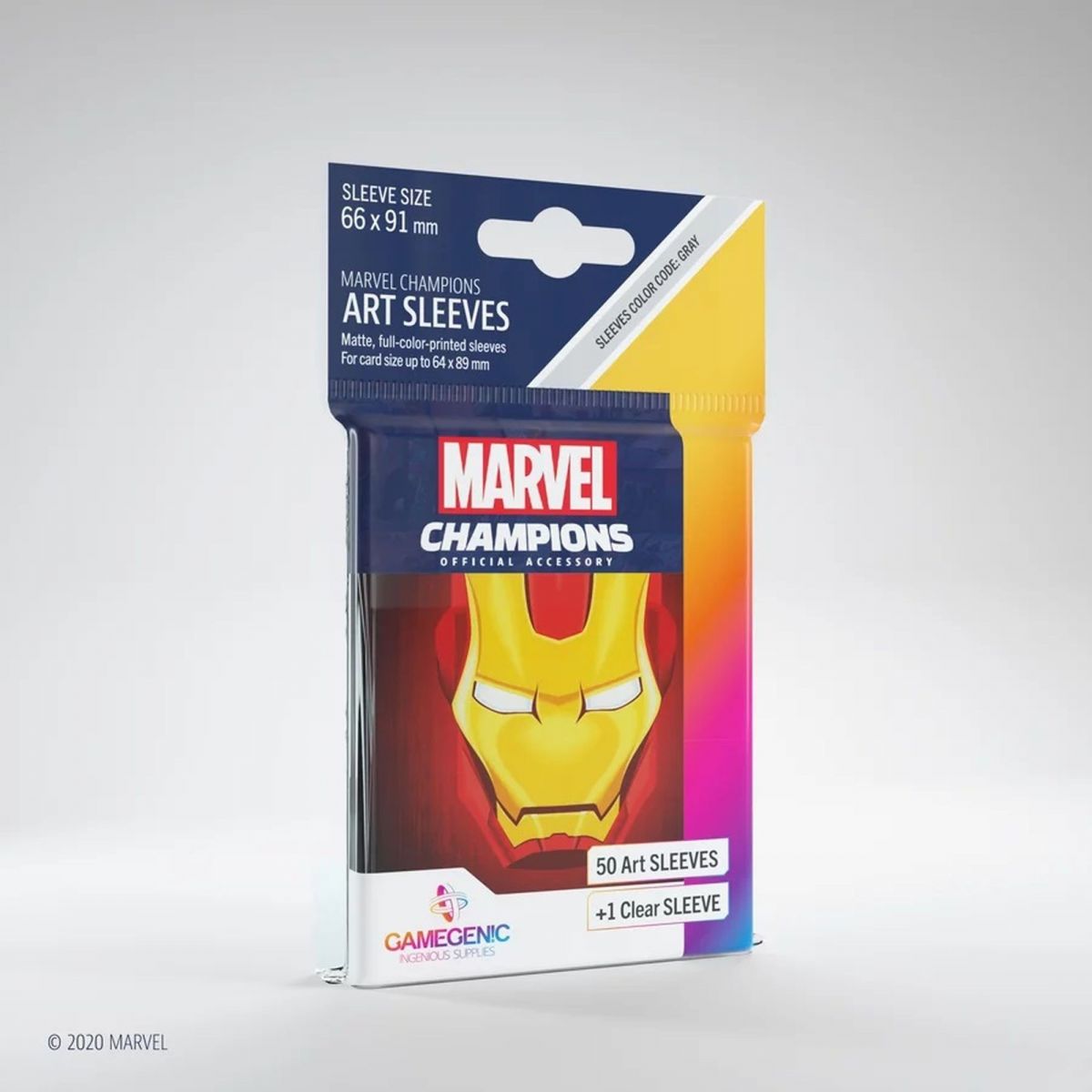 Gamegenic - Card Sleeves - Standard - Marvel Champions: Iron Man (50)