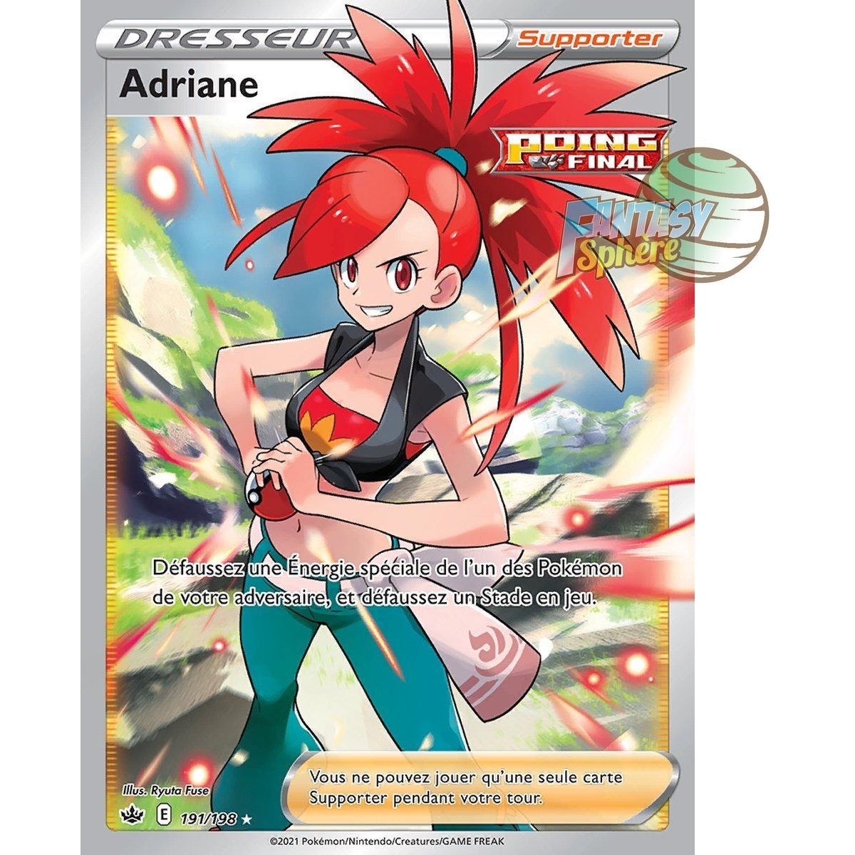 Adriane - Full Art Ultra Rare 191/198 - Sword and Shield Reign of Ice