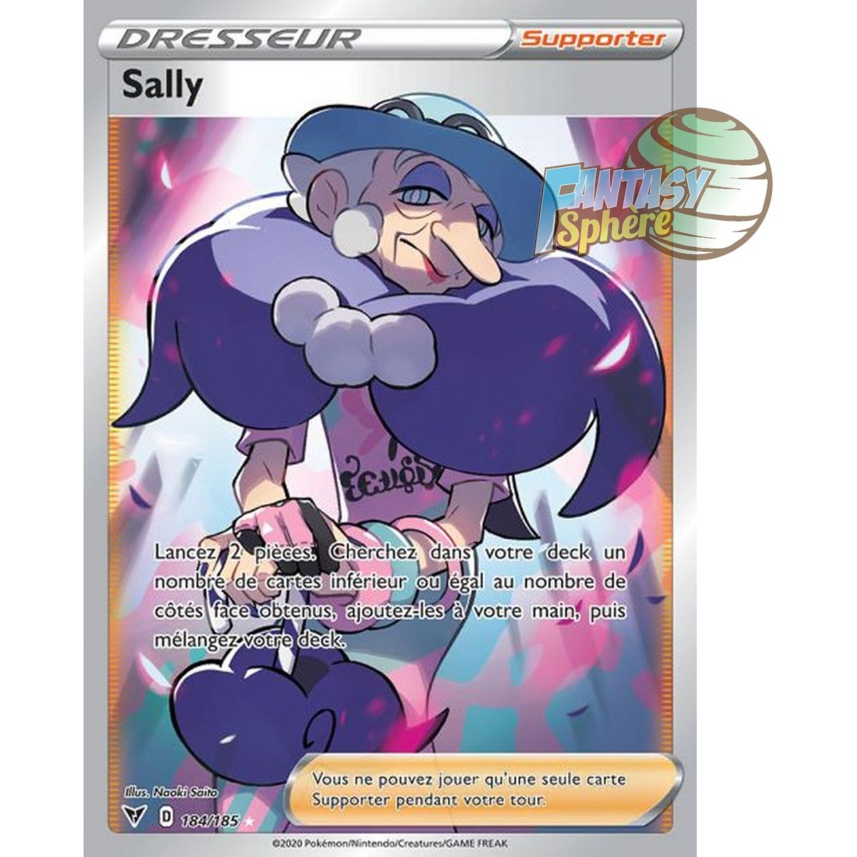 Sally - Full Art Ultra Rare 184/185 - Sword and Shield 4 Voltage Brilliant