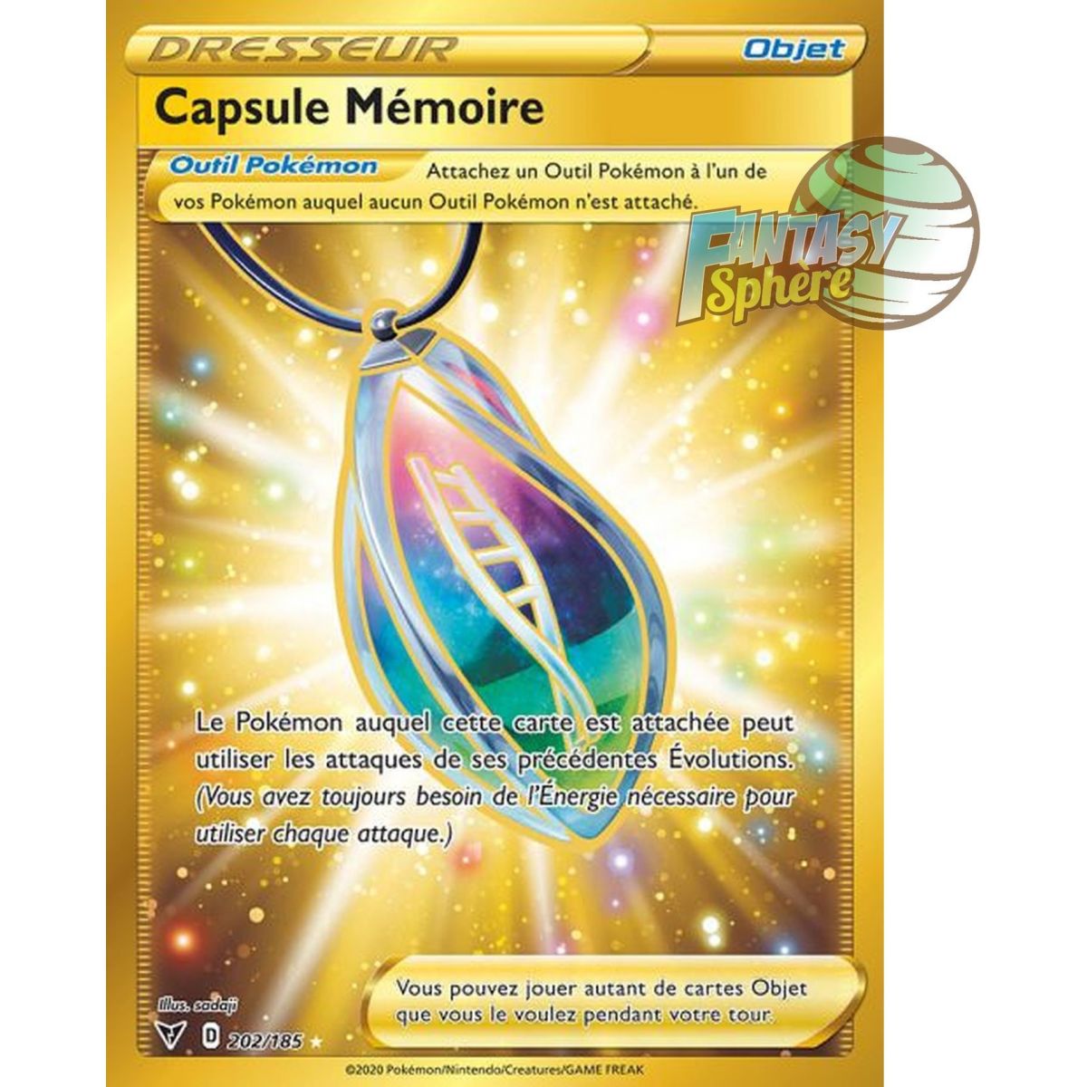 Memory Capsule - Secret Rare 202/185 - Sword and Shield 4 Bright Voltage