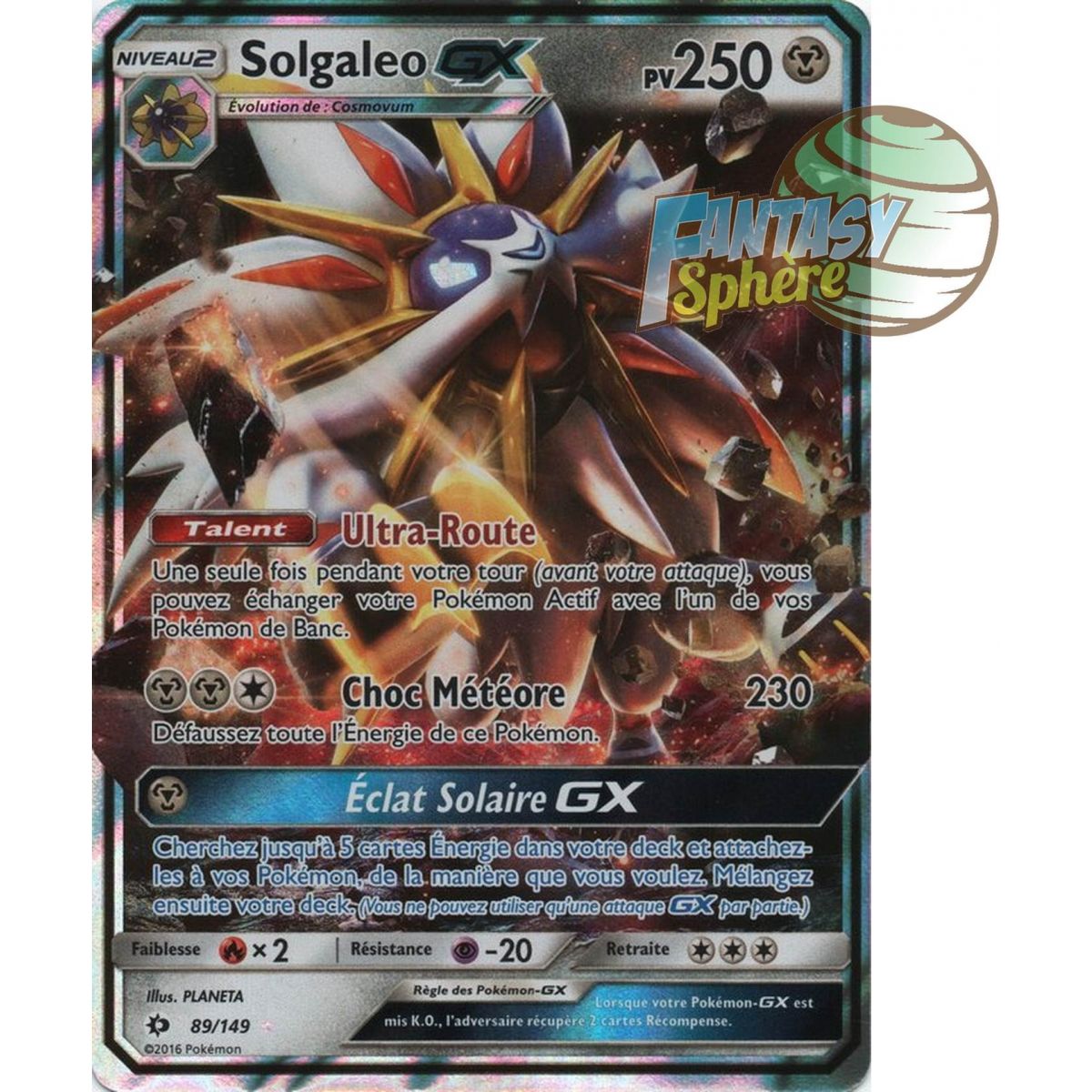 Solgaleo GX - Ultra Rare 89/149 - Sun and Moon 1