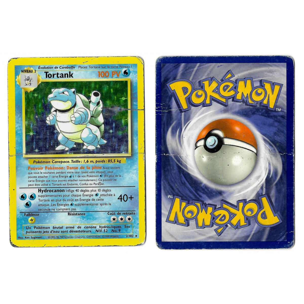 Tortank 2/102 Holo Unlimited Basic Set French View Scan