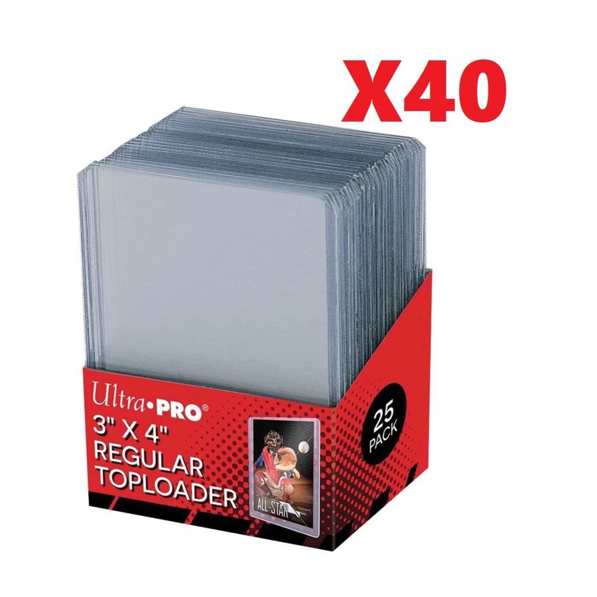 Ultra Pro - Pack - Rigid Card Sleeves - Top Loader (40)