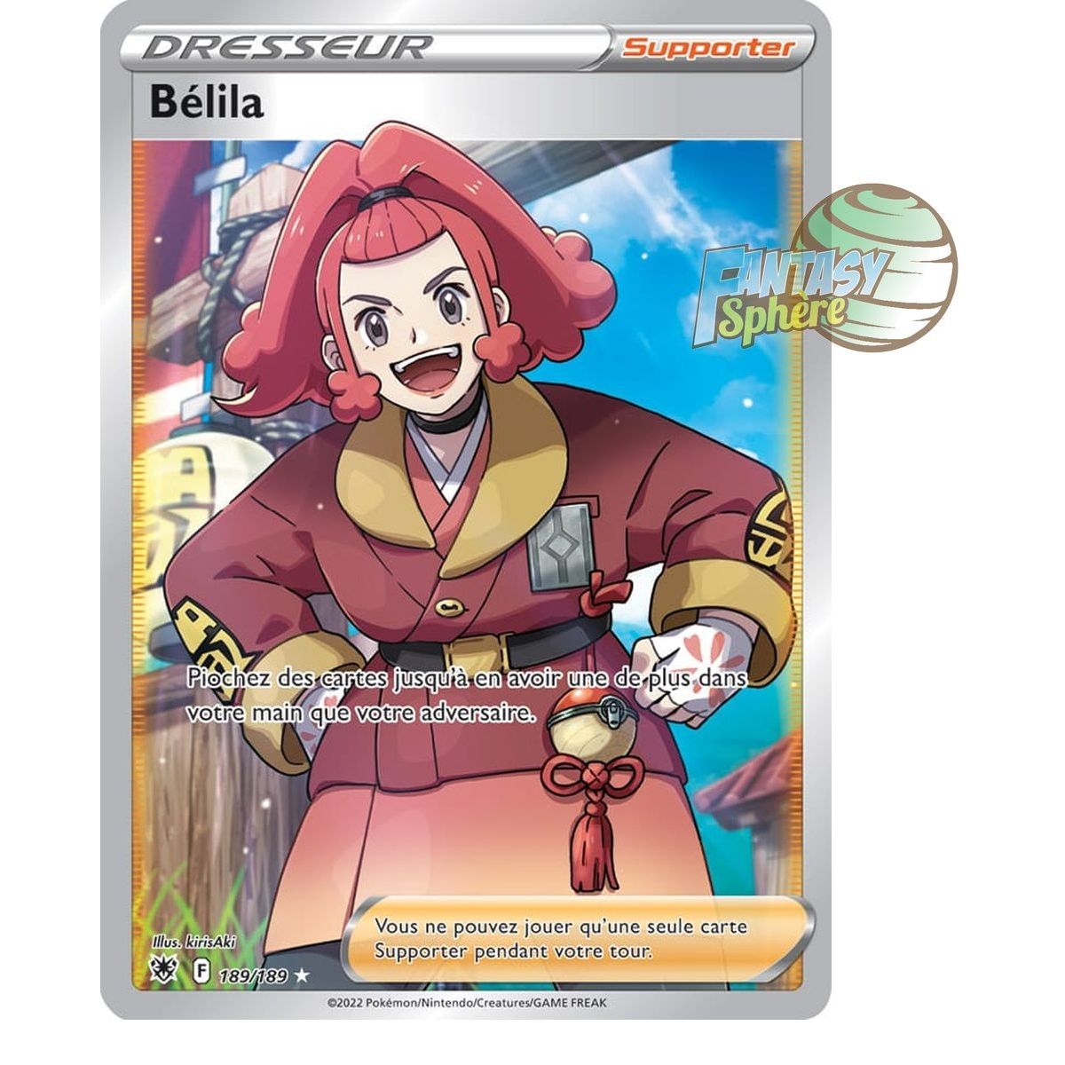 Bélila - Full Art Ultra Rare 189/189 - Sword and Shield Radiant Stars