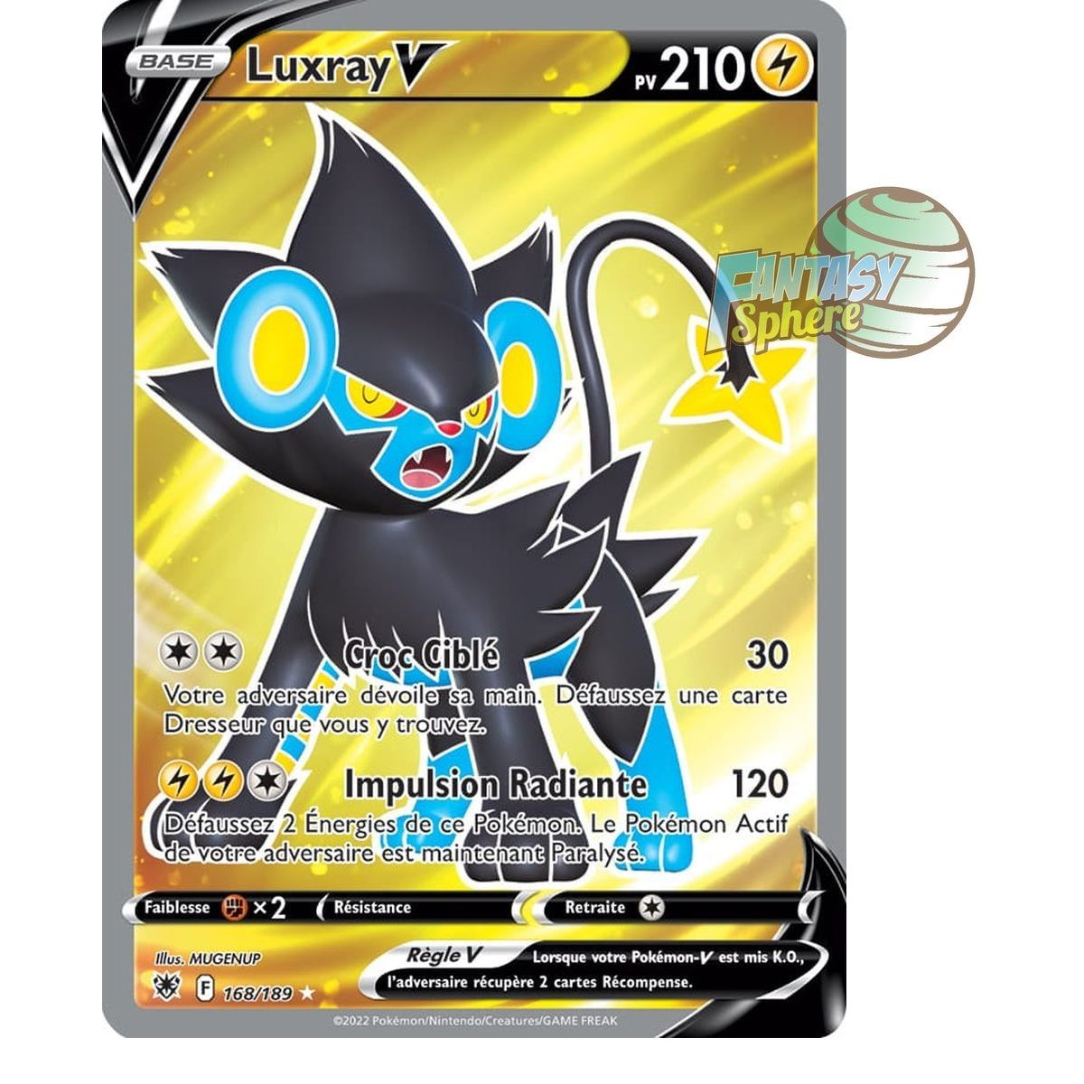 Item Luxray V - Full Art Ultra Rare 168/189 - Sword and Shield Radiant Stars