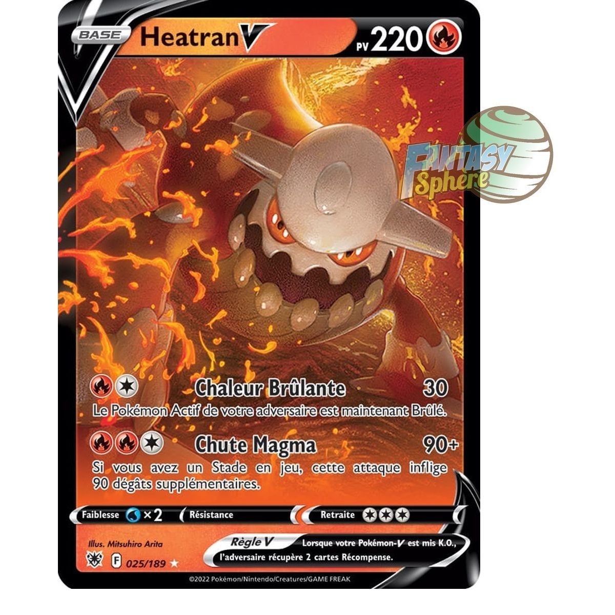 Heatran V - Ultra Rare 25/189 - Sword and Shield Radiant Stars
